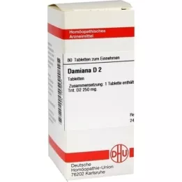 DAMIANA D 2 comprimés, 80 pc