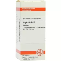 DIGITALIS D 12 comprimés, 80 pc