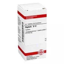 DIGITALIS D 12 comprimés, 80 pc