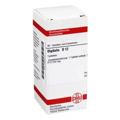 DHU Digitalis D 12 comprimés, 80 pc