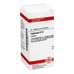 EUPHRASIA D 12 comprimés, 80 pc