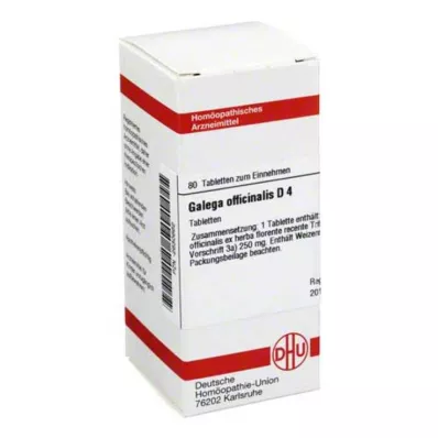 GALEGA officinalis D 4 comprimés, 80 pc
