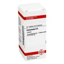 HAMAMELIS D 6 comprimés, 80 pc