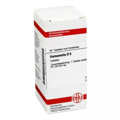 HAMAMELIS D 6 comprimés, 80 pc