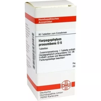 HARPAGOPHYTUM PROCUMBENS D 6 comprimés, 80 pc
