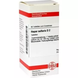 HEPAR SULFURIS D 2 comprimés, 80 pc