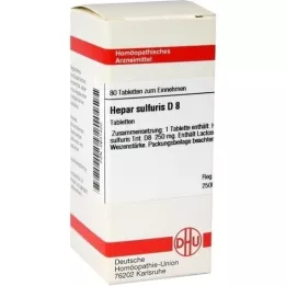 HEPAR SULFURIS D 8 comprimés, 80 pc