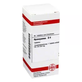 HYOSCYAMUS D 4 comprimés, 80 pc