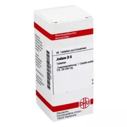 JODUM D 6 comprimés, 80 pc