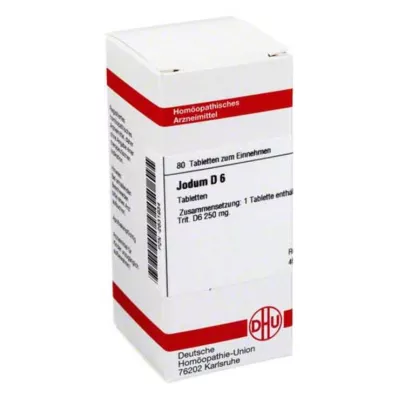 JODUM D 6 comprimés, 80 pc