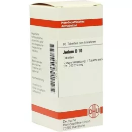 JODUM D 10 comprimés, 80 pc