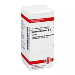 KALIUM CHLORATUM Comprimés D 3, 80 pc
