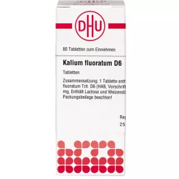 KALIUM FLUORATUM D 6 comprimés, 80 pc