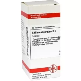 LITHIUM CHLORATUM D 6 comprimés, 80 pc