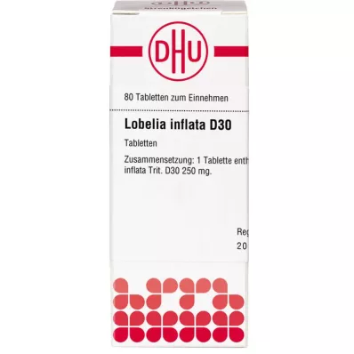 LOBELIA INFLATA D 30 comprimés, 80 pc