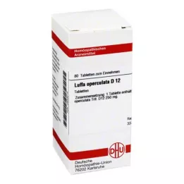 LUFFA OPERCULATA D 12 comprimés, 80 pc