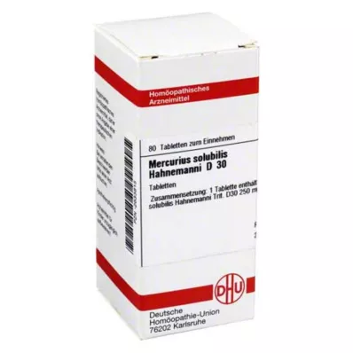 DHU Mercurius solubilis D 30 comprimé, 80 pc DHU Mercurius solubilis D 30 comprimé, 80 pc