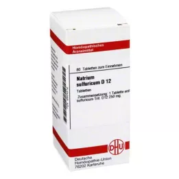 NATRIUM SULFURICUM D 12 comprimés, 80 pc