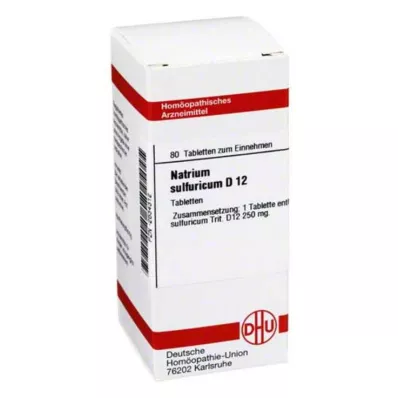 DHU Natrum sulfuricum D 12 comprimés, 80 pc