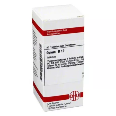 OPIUM D 12 comprimés, 80 pc