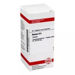 RUMEX Comprimés D 6, 80 pc