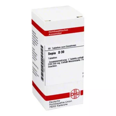 DHU Sépia D 30 comprimés, 80 pc