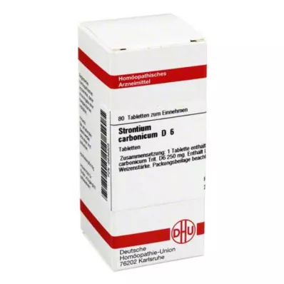 DHU Strontium carbonicum D 6 comprimés, 80 pc