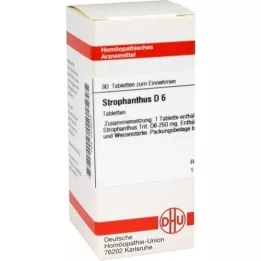 STROPHANTHUS D 6 comprimés, 80 pc