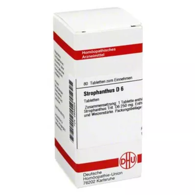 STROPHANTHUS D 6 comprimés, 80 pc