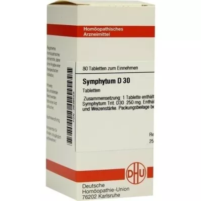 SYMPHYTUM D 30 comprimés, 80 pc