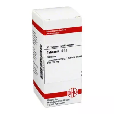 TABACUM D 12 comprimés, 80 pc
