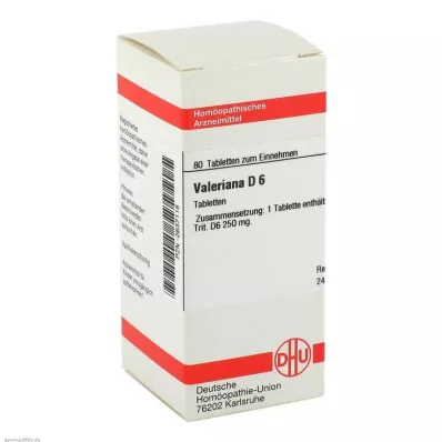 DHU Valeriana D 6 comprimés, 80 pc