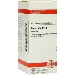 VALERIANA D 12 comprimés, 80 pc