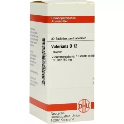 VALERIANA D 12 comprimés, 80 pc