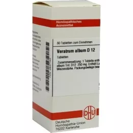 VERATRUM ALBUM D 12 comprimés, 80 pc