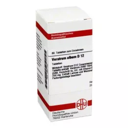 VERATRUM ALBUM D 12 comprimés, 80 pc