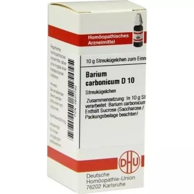 BARIUM CARBONICUM D 10 globules, 10 g