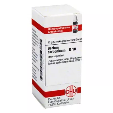 BARIUM CARBONICUM D 10 globules, 10 g BARIUM CARBONICUM D 10 globules, 10 g