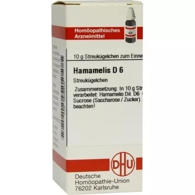 HAMAMELIS Globules D 6, 10 g