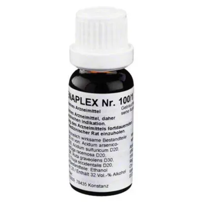 Regenaplex n ° 100 / 1 goutte, 15 ml Regenaplex n ° 100 / 1 goutte, 15 ml