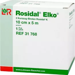 ROSIDAL Bande à extension courte Elko 10 cmx5 m, 2 pces