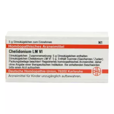 CHELIDONIUM LM VI Globules, 5 g CHELIDONIUM LM VI Globules, 5 g