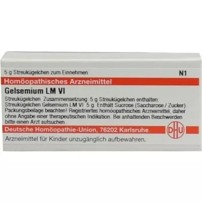 GELSEMIUM LM VI Globules, 5 g
