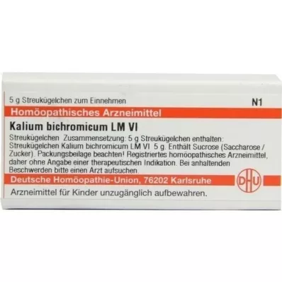 KALIUM BICHROMICUM LM VI Globules, 5 g