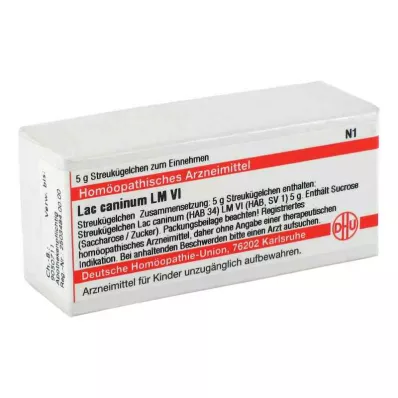 LAC CANINUM LM VI Globules, 5 g LAC CANINUM LM VI Globules, 5 g