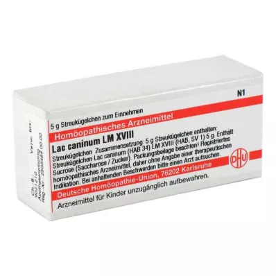 LAC CANINUM LM XVIII Globules, 5 g