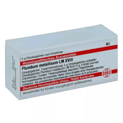 PLUMBUM METALLICUM LM XVIII Globules, 5 g PLUMBUM METALLICUM LM XVIII Globules, 5 g