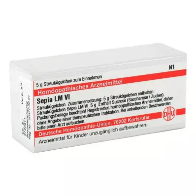 SEPIA LM VI Globules, 5 g SEPIA LM VI Globules, 5 g