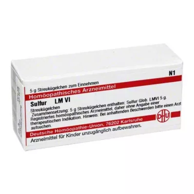DHU LM Globules de soufre VI , 5 g