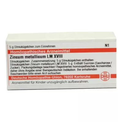 Lm Zincum Metallicum XVIII Globules (5 g)